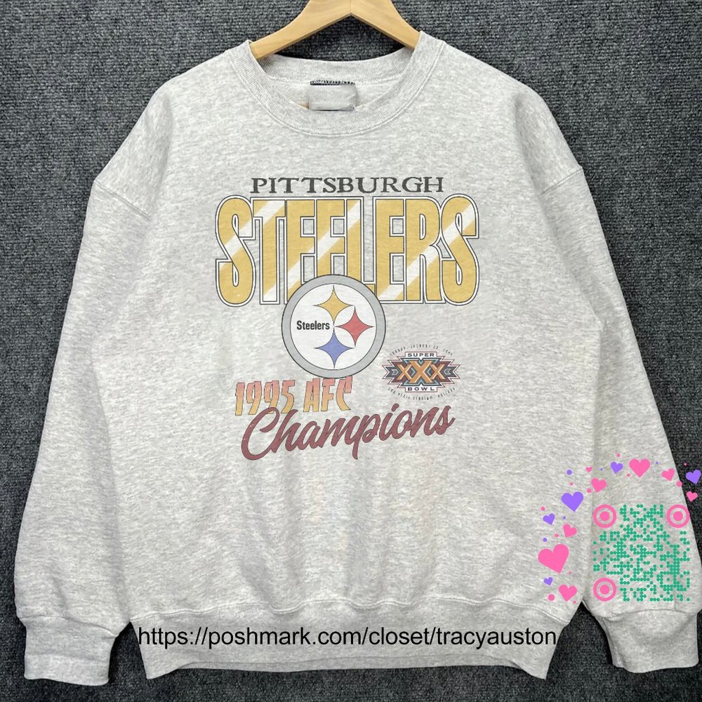 Vintage Pittsburgh Steelers Football Sweatshirt Retro 1996 Super Bowl XXX Shirt